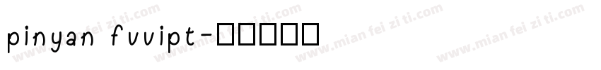pinyan fvvipt字体转换